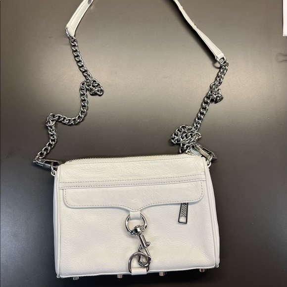 Rebecca Minkoff Handbags - Rebecca Minkoff Mini MAC White Leather Crossbody Bag